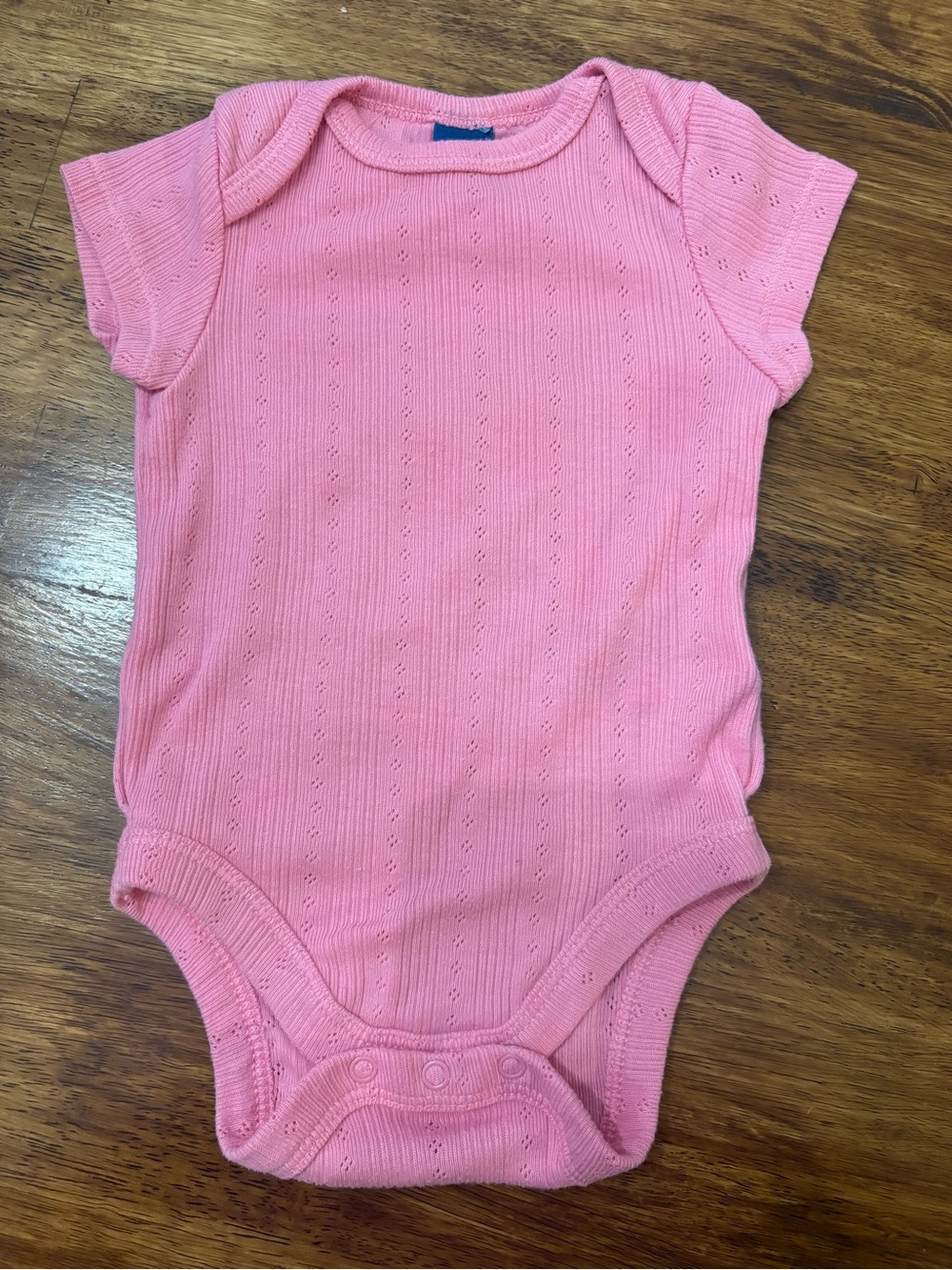 Old Navy Baby Pink Short-Sleeve Bodysuit